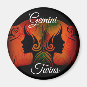 Imã Gemini Gêmeos - Símbolo Horoscópio Zodíaco Mag