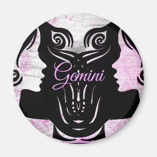 Imã Gemini Gêmeos - Símbolo Horoscópio Zodíaco Mag
