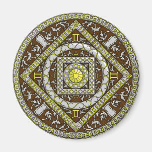 Imã Gemini Mandala Magnet