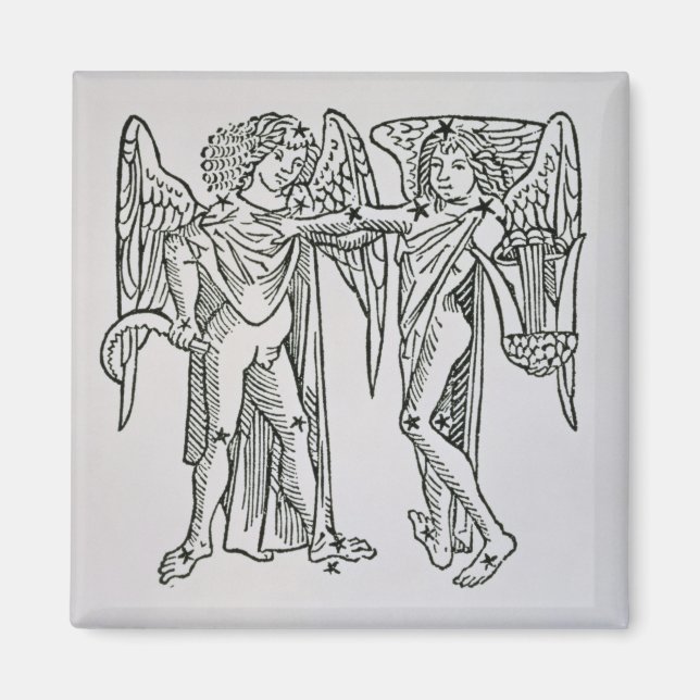 Imã Gemini (os Gêmeos), ilustração do Poeti (Frente)