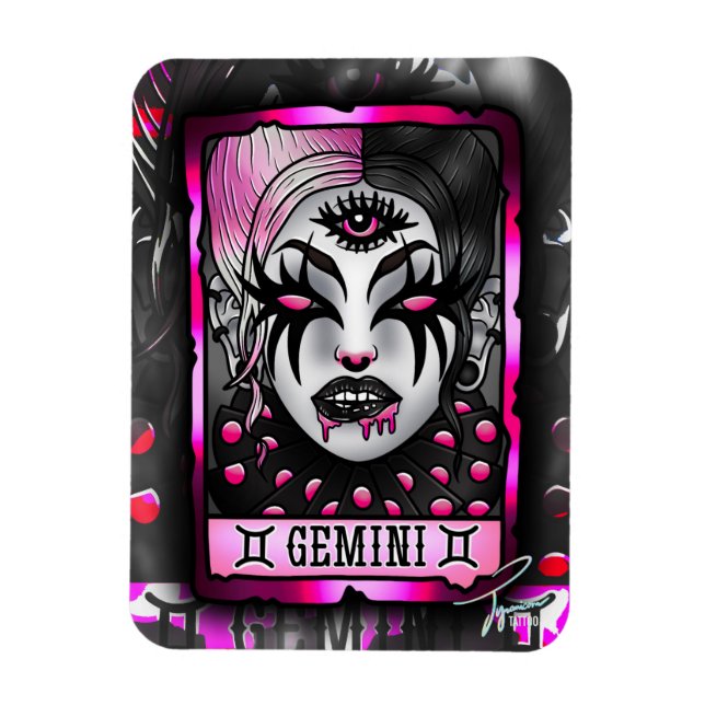 Ímã Gemini Tarot (Vertical)
