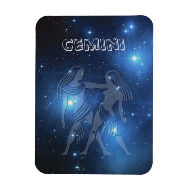Ímã Gemini transparente (Vertical)