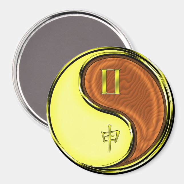 Imã Gemini & Wood Monkey (Front/Back)