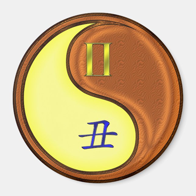 Imã Gemini & Wood Ox (Frente)