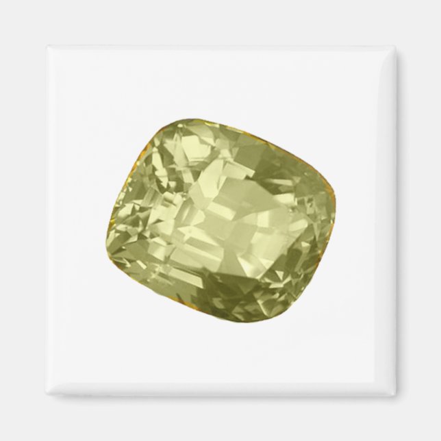 Imã Gemstone Alexandrite Amarelo (Frente)