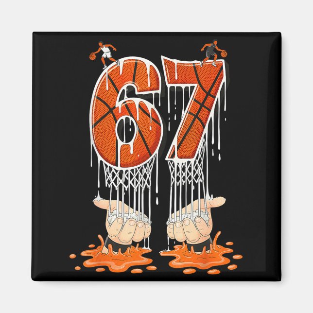 Imã Gen Alpha Slang Kids 67 Basketball Ice Cream Drip  (Frente)