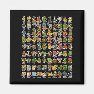 Imã Gen Z Funny Meme 90 Brainrot Char