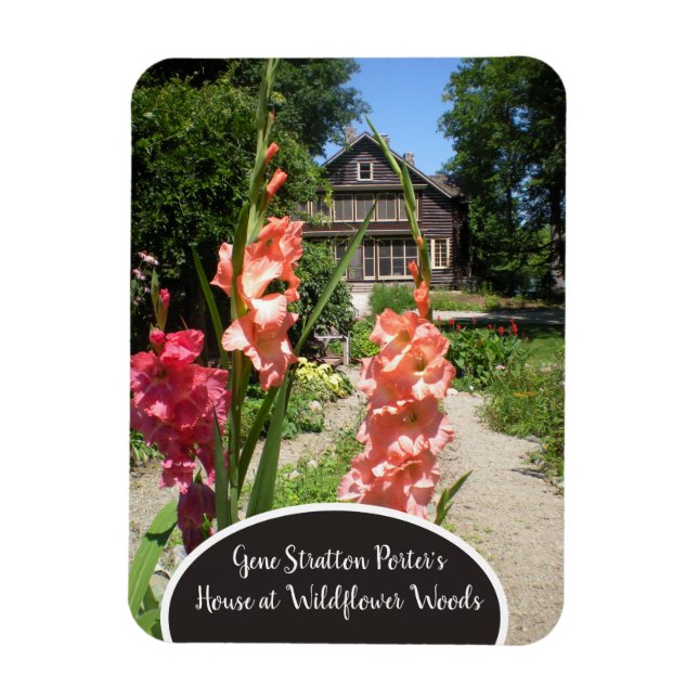 Ímã Gene Stratton Porter House em Wildflower Woods (Vertical)