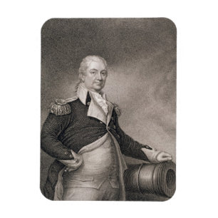 Ímã General principal Henry Knox (1750-1806) gravado