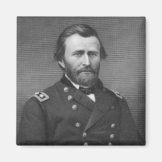 Imã General Ulysses Simpson Grant, gravado após um da (Frente)