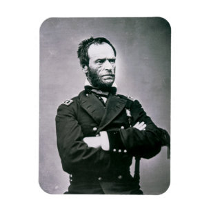 Ímã General William T. Sherman (1820-91) (foto de b/w)