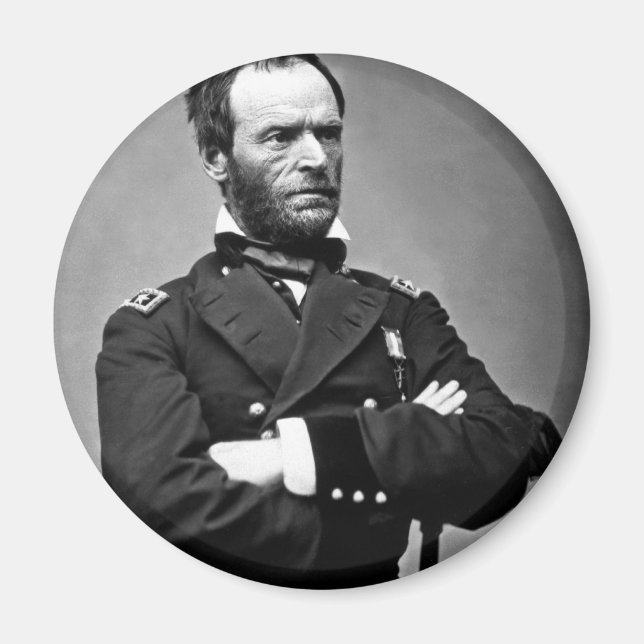 Imã General William Tecumseh Sherman, 1865. (Frente)