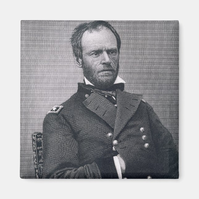 Imã General William Tecumseh Sherman, gravado após um (Frente)