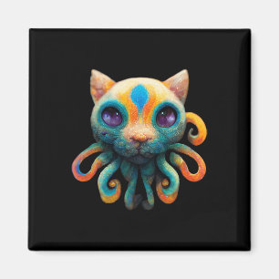 Imã Genética Única De Octopus Gato - Para Vestir No Di