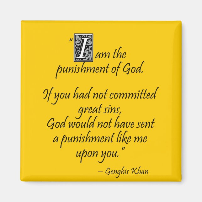 Imã Genghis Khan... (Frente)