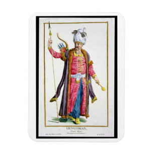 Ímã Genghis Khan (c.1162-1227) 'de DES Estam de