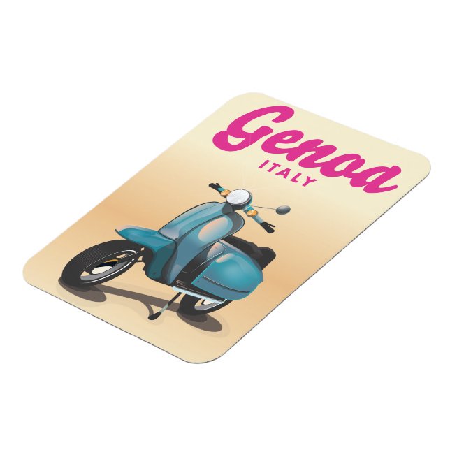 Ímã Gênova Itália scooter (Left Side)