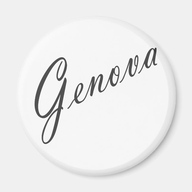 Imã Genova Products! (Frente)