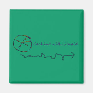 Imã Geocaching Com Estúpido