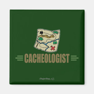 Imã Geocaching Humorístico