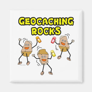 Imã Geocaching Rocks