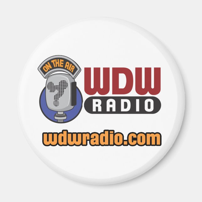Imã Geograma do rádio WDW (Frente)