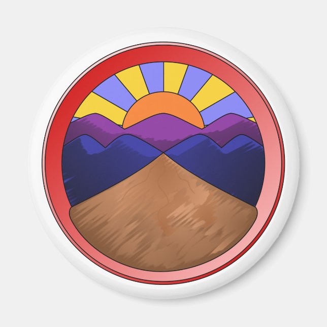 Imã Geologia do ventilador aluvial (Frente)