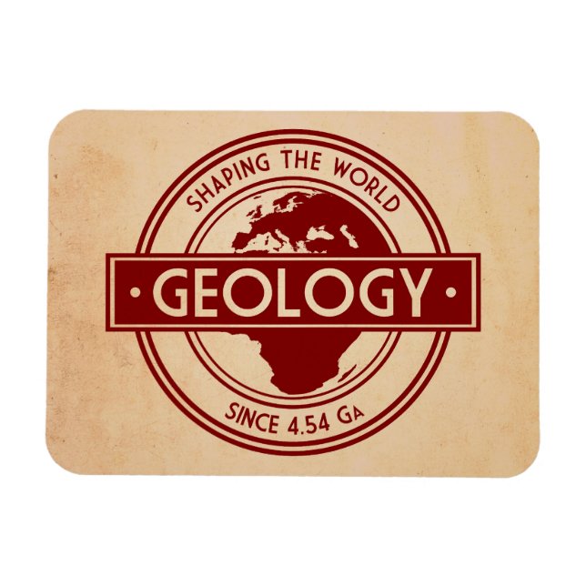 Ímã Geologia - Moldar o Logotipo Mundial (Europa) (Horizontal)