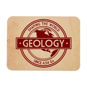 Ímã Geologia que dá forma ao logotipo do mundo