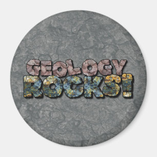 Imã Geologia Rocks! Humor de Ciência do Geek nerd