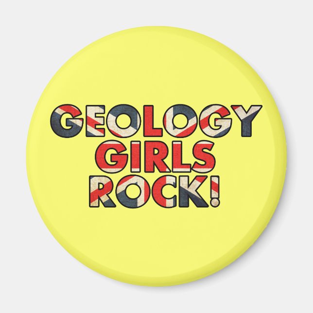 Imã Geology Girls Rock! (Pavilhão do Reino Unido) (Frente)