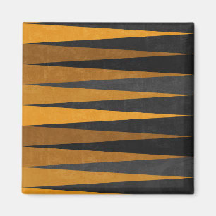 Imã Geometric Black Yellow