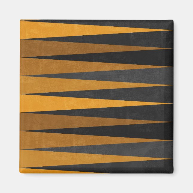 Imã Geometric Black Yellow (Frente)