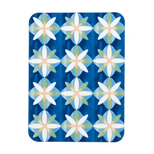 Ímã Geometric diamond flowers