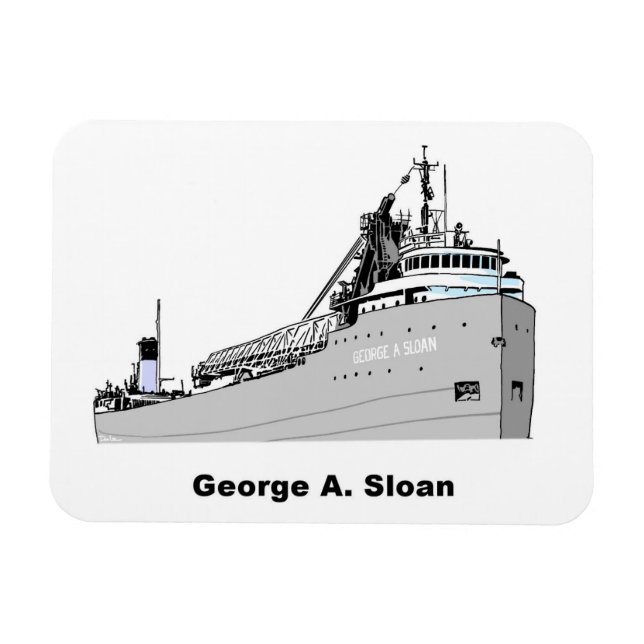Ímã George A. Sloan (Horizontal)