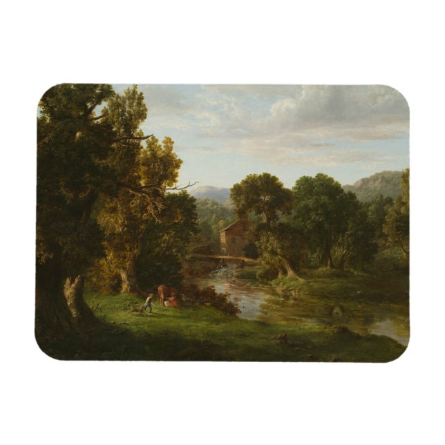 Ímã George Inness - The Old Mill (Horizontal)