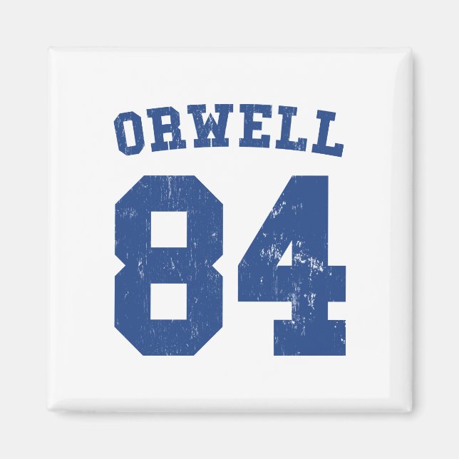 Imã George Orwell 1984 Jersey Magnet (Frente)