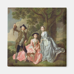 Imã George Rogers com sua esposa, Margaret, e seu Sis