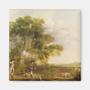 Imã George Stubbs tiro de dois cavalheiros (o óleo