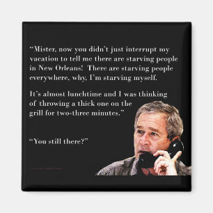 Imã George W. Bush com fome