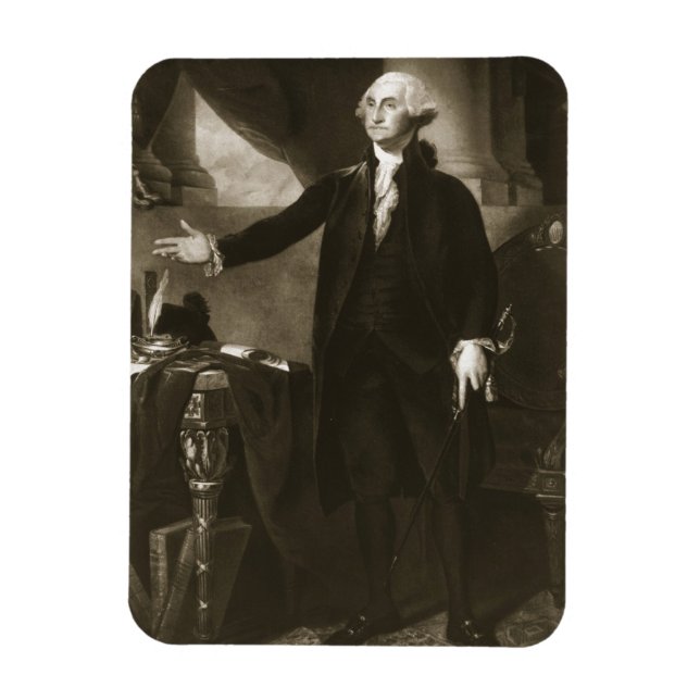 Ímã George Washington, 1rua Presidente dos Estados Uni (Vertical)