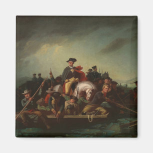 Imã George Washington atravessando o rio Delaware