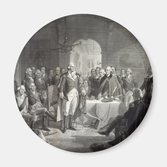 Imã George Washington e o ímã dos seus Generais (Frente)