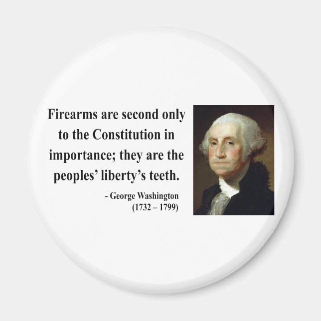 Imã George Washington Quote 6b (Frente)