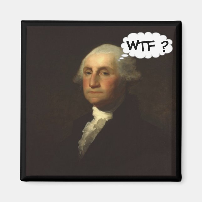 Imã George Washington tecendo em seu túmulo (Frente)