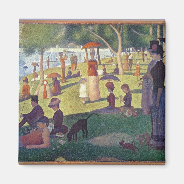 Imã Georges Pierre Seurat | Domingo à tarde no Is (Frente)