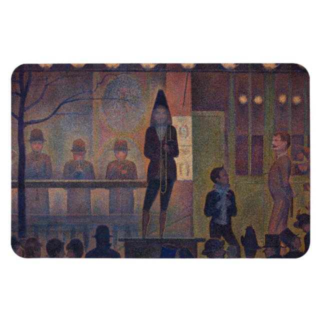 Ímã Georges Seurat - Atração de Circo (Horizontal)