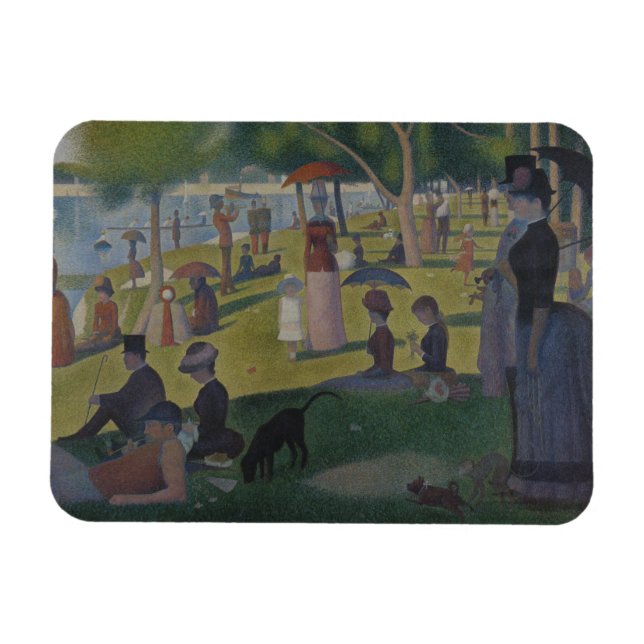 Ímã Georges Seurat - Domingo em La Grande Jatte (Horizontal)