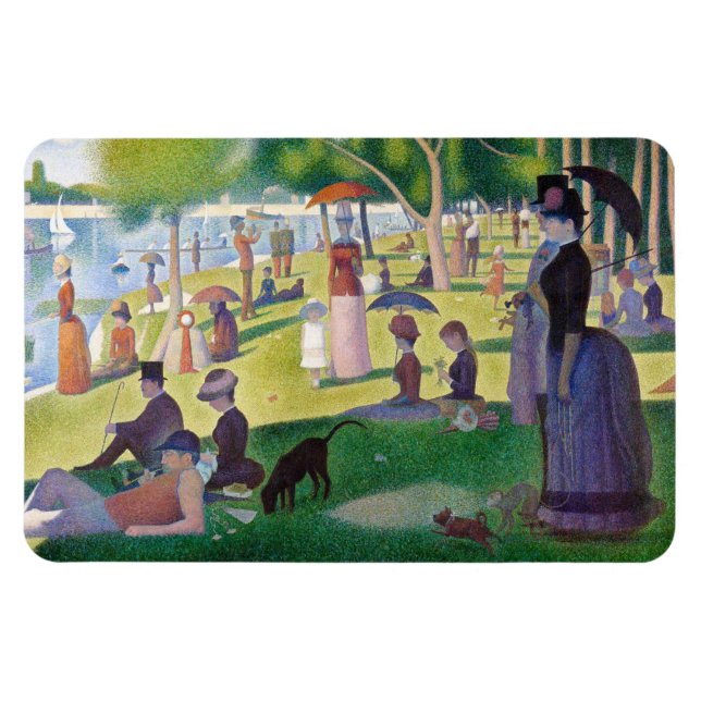 Ímã Georges Seurat - Domingo em La Grande Jatte (Horizontal)