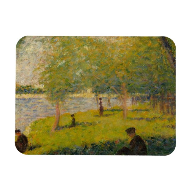 Ímã Georges Seurat - Estudo para Domingo em La Grande (Horizontal)